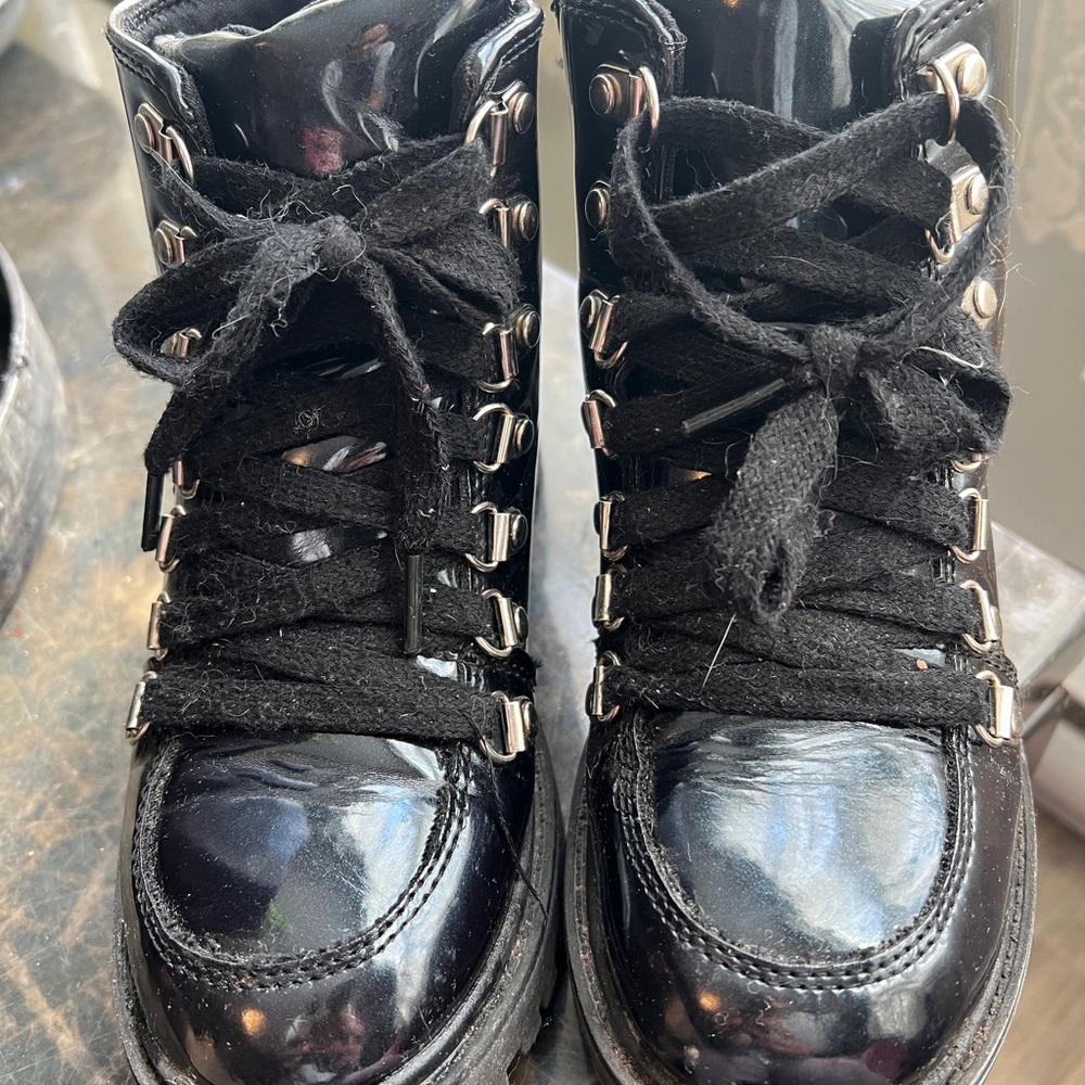 Justice Black Kids Boots